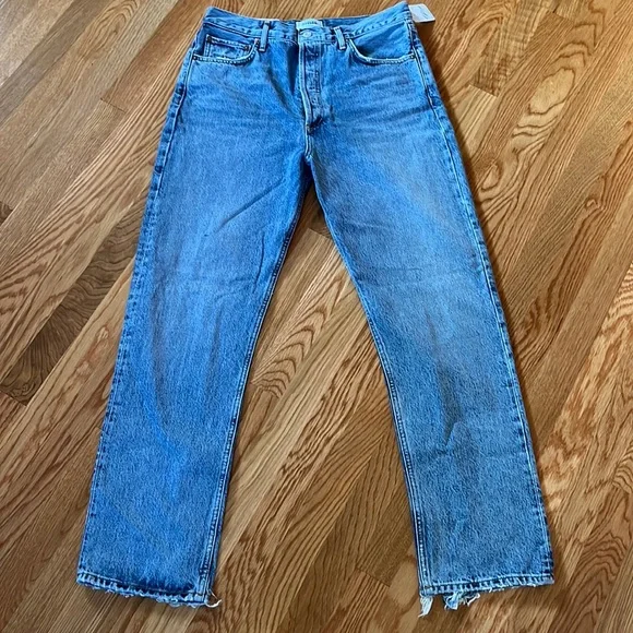 NWT AGolde 90s Pinch High Rise Straight Jeans Size 30 - Picture 7 of 16